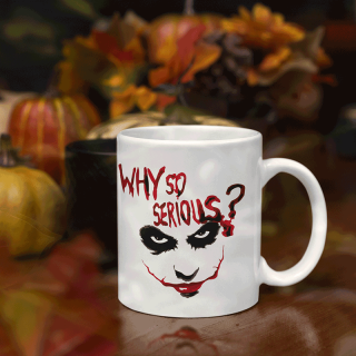Puodelis "Why so serious?"
