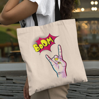Geantă din material textil "BOOM"
