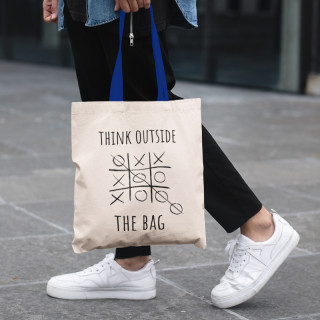 Geantă din material textil "Think outside the bag"