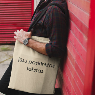 Pungă textilă cu textul tău propriu