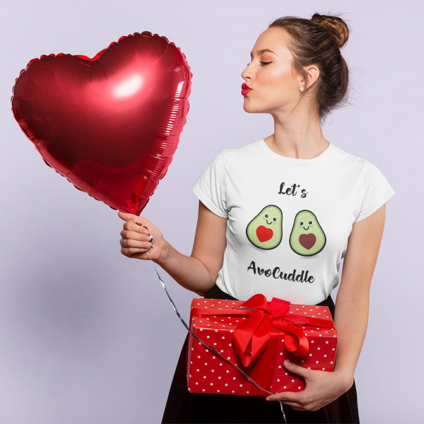 Tricouri pentru femei "Let's Avocuddle" Tricouri pentru femei "Let's Avocuddle"