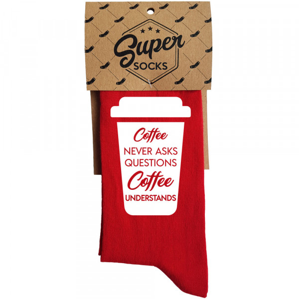 Șosete "Coffee never asks" Șosete "Coffee never asks"