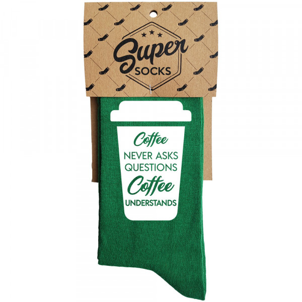 Șosete "Coffee never asks" Șosete "Coffee never asks"