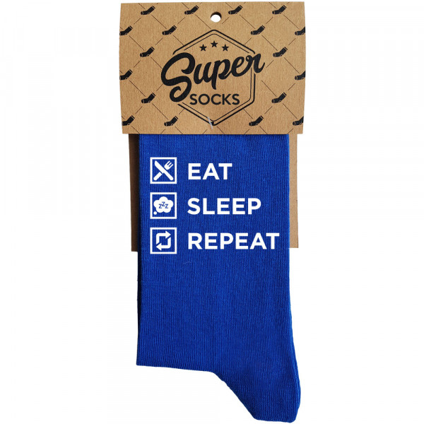 Șosete "Eat. Sleep. Repeat" Șosete "Eat. Sleep. Repeat"