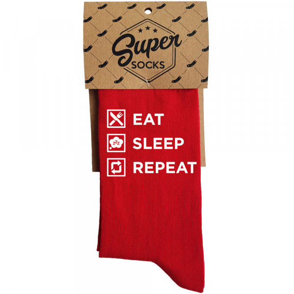 Șosete "Eat. Sleep. Repeat" Șosete "Eat. Sleep. Repeat"