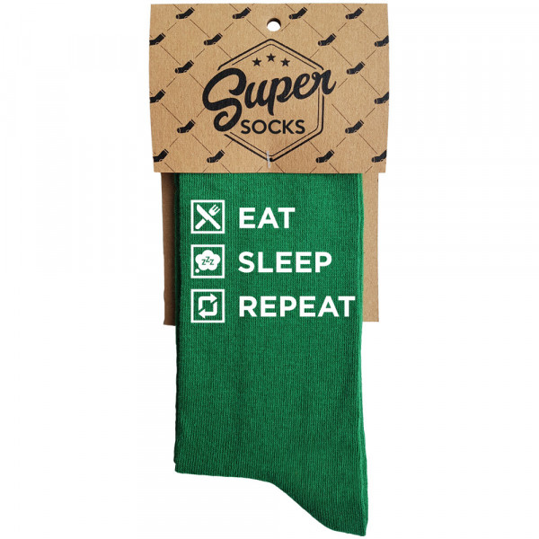 Șosete "Eat. Sleep. Repeat" Șosete "Eat. Sleep. Repeat"