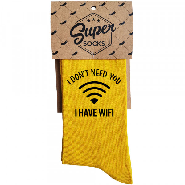 Șosete "I don't need you I have wifi" Șosete "I don't need you I have wifi"