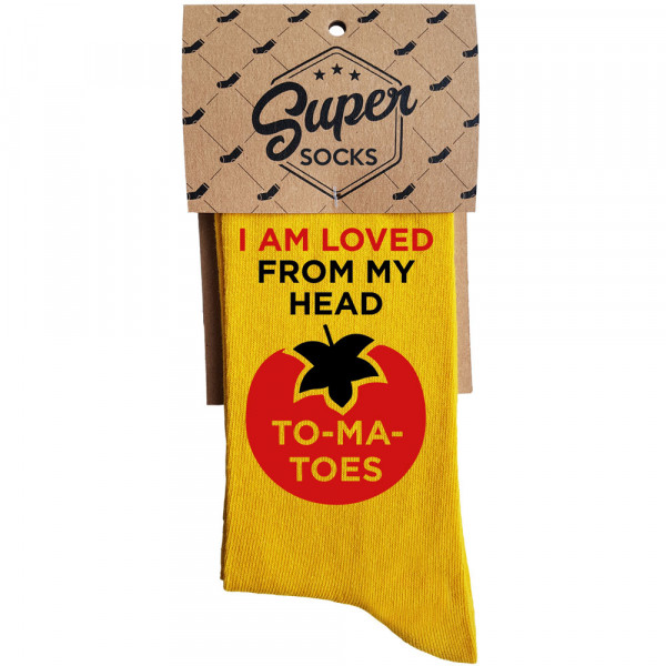 Șosete "I am loved from my head to my toes" Șosete "I am loved from my head to my toes"