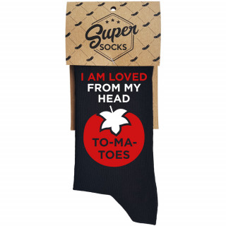 Șosete "I am loved from my head to my toes"