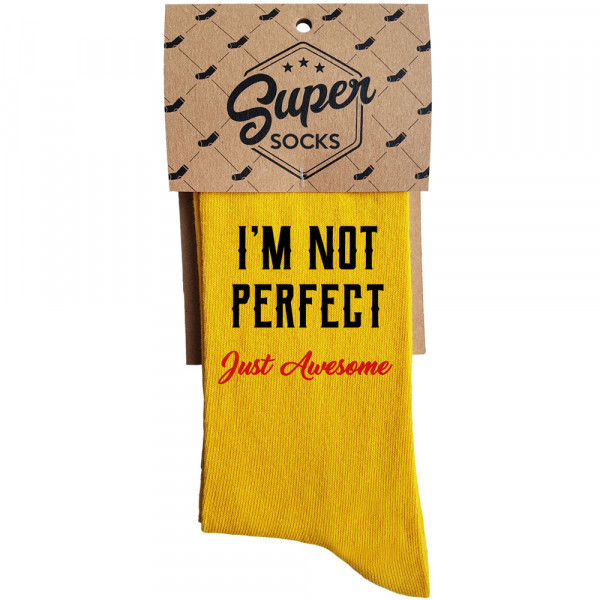 Șosete "I'm not perfect" Șosete "I'm not perfect"