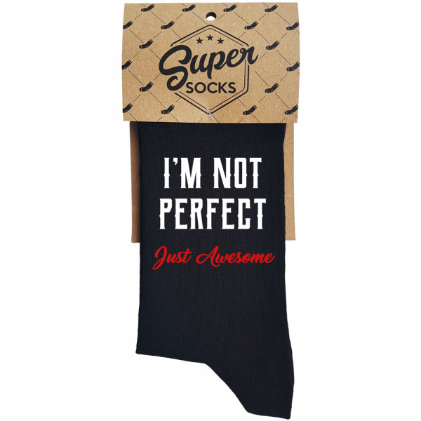 Șosete "I'm not perfect" Șosete "I'm not perfect"