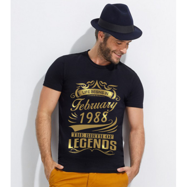 Tricouri "The Birth of Legends" cu data selectată Tricouri "The Birth of Legends" cu data selectată