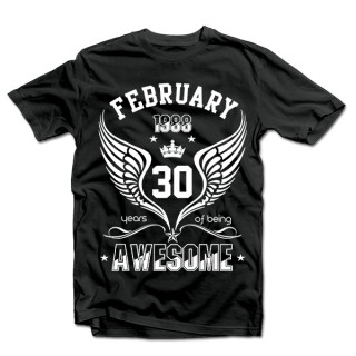Tricouri "Being Awesome" cu data selectată