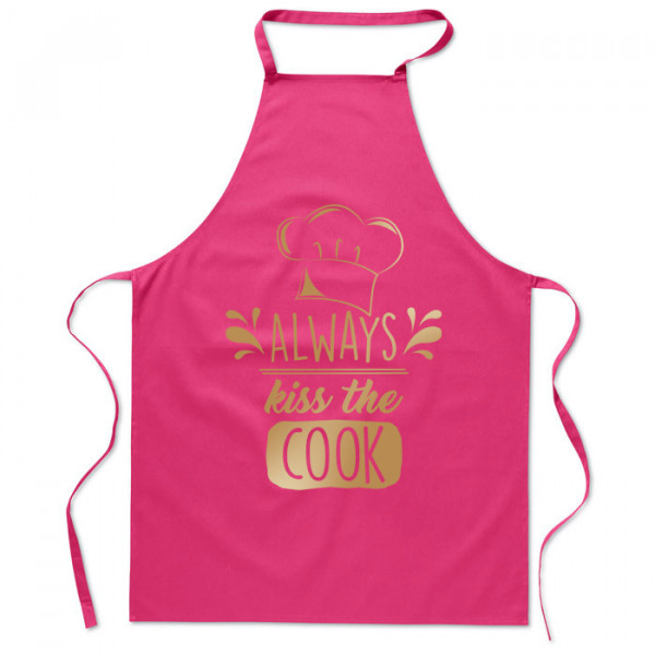 Șorț de bumbac "Always kiss the cook" Șorț de bumbac "Always kiss the cook"