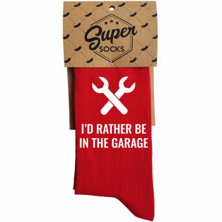 Șosete "I'd rather be in garage"