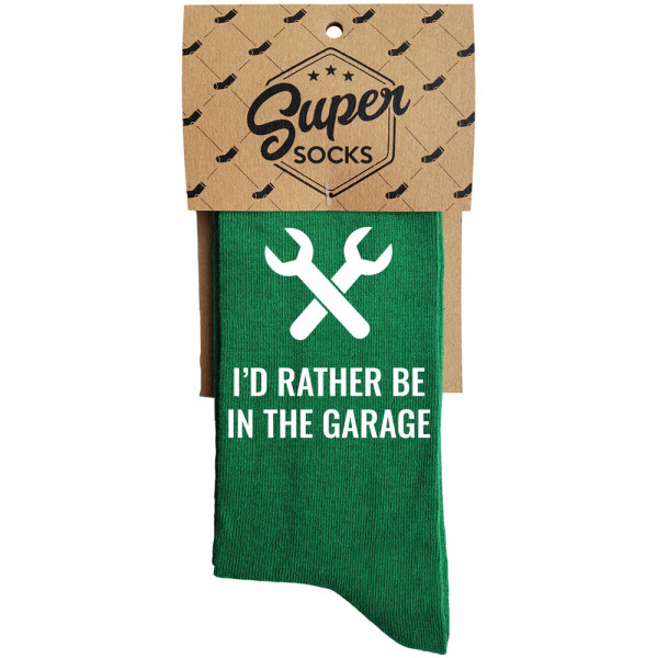 Șosete "I'd rather be in garage"