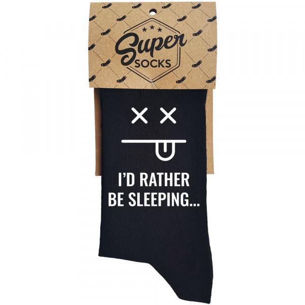 Șosete "I'd rather be sleeping"