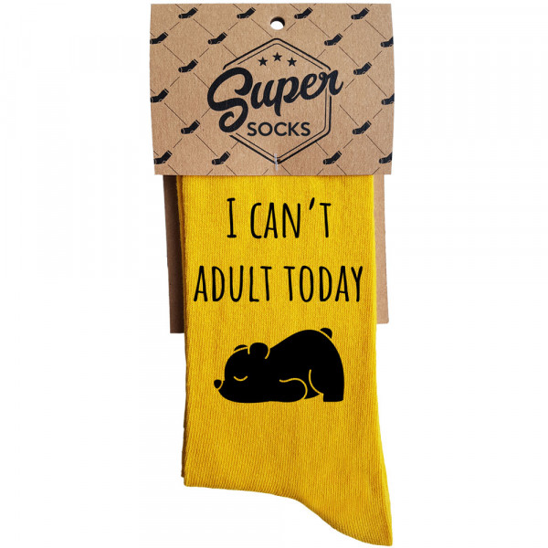 Șosete "I can't adult today"