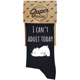 Șosete "I can't adult today"