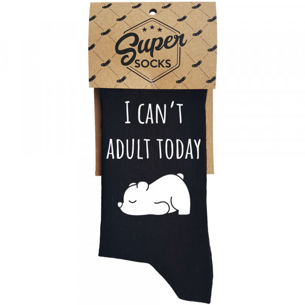 Șosete "I can't adult today"