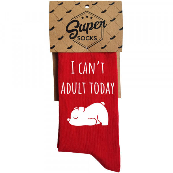 Șosete "I can't adult today"