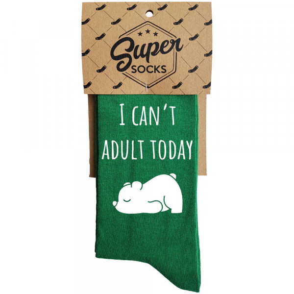 Șosete "I can't adult today"