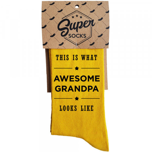Șosete "Awesome Grandpa"