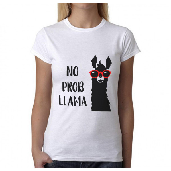 Tricou pentru femei "No prob-llama" Tricou pentru femei "No prob-llama"