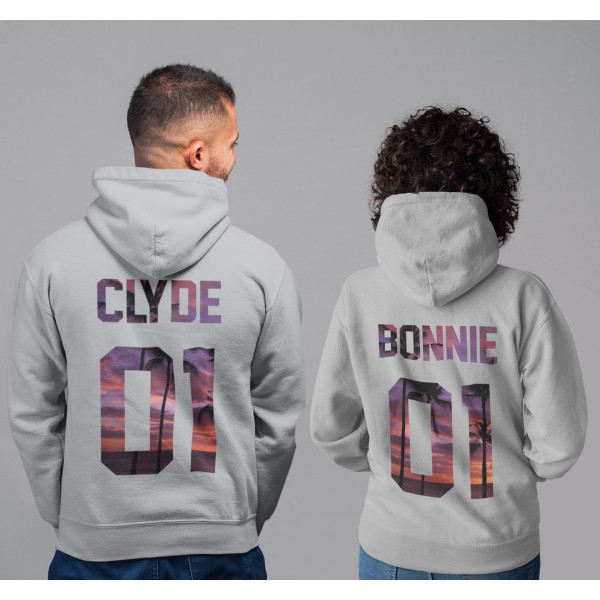 Set hanorac "Bonnie & Clyde Hawaii" Set hanorac "Bonnie & Clyde Hawaii"