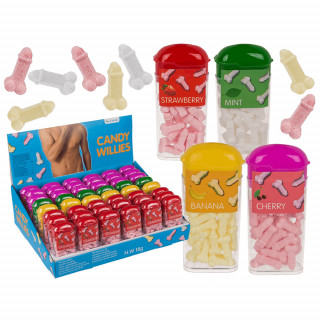 Bomboane într-o cutie „Candy Willies”