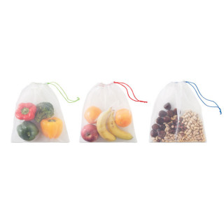 Pungi reutilizabile pentru fructe și legume (3 buc.)
