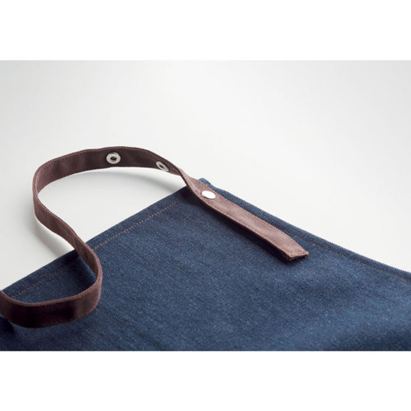 Șorț din denim cu designul tău personalizat Șorț din denim cu designul tău personalizat