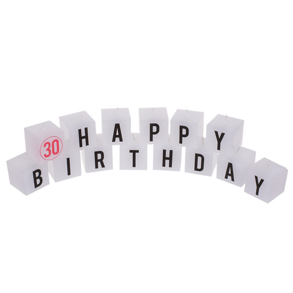 Set de lumânări aniversare „30”