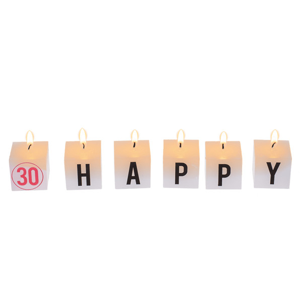 Set de lumânări aniversare „30”