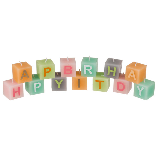 Set lumânări aniversare „HAPPY BIRTHDAY” Set lumânări aniversare „HAPPY BIRTHDAY”