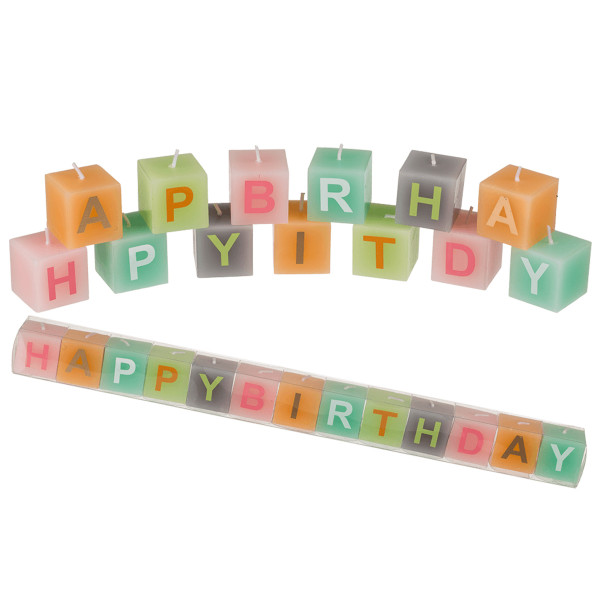 Set lumânări aniversare „HAPPY BIRTHDAY” Set lumânări aniversare „HAPPY BIRTHDAY”
