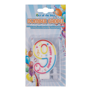 Lumânare pentru tort numărul 9