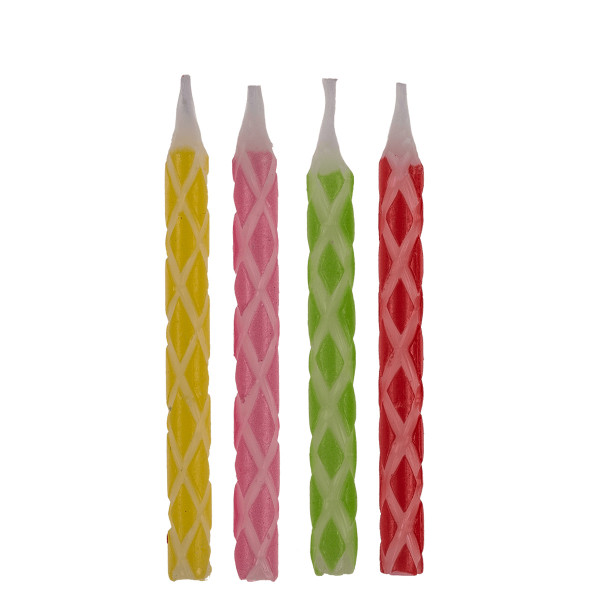 Lumânări colorate pentru tort (24 buc.) Lumânări colorate pentru tort (24 buc.)