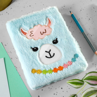 Caiet „Llama” cu blană