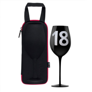 Pahar de vin XXL cu numărul 18 (860ml)