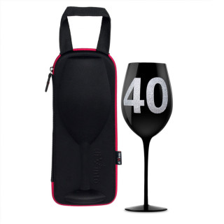 Pahar de vin XXL cu numărul 40 (860ml)