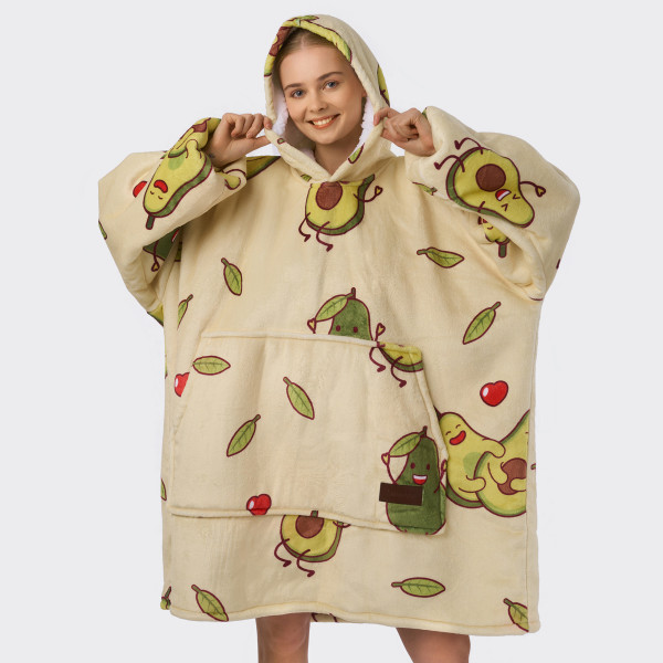 BARAMOOR hanorac-pătură „Avocado”