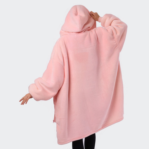 BARAMOOR hanorac-pătură cu fermoar "Light Pink" BARAMOOR hanorac-pătură cu fermoar "Light Pink"