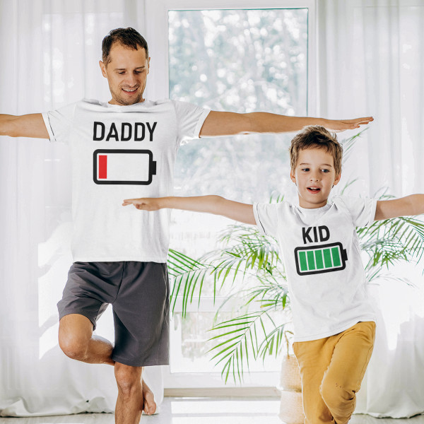 Tricouri "Baterija - Daddy" Tricouri "Baterija - Daddy"