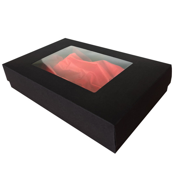 Cutie cadou, neagră 250x155x50mm Cutie cadou, neagră 250x155x50mm