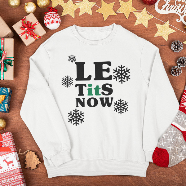Hanorac "Let it snow" (fără glugă)