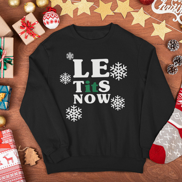 Hanorac "Let it snow" (fără glugă)