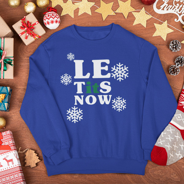 Hanorac "Let it snow" (fără glugă)