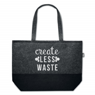 Geantă de cumpărături Eco-felt "Create less waste"