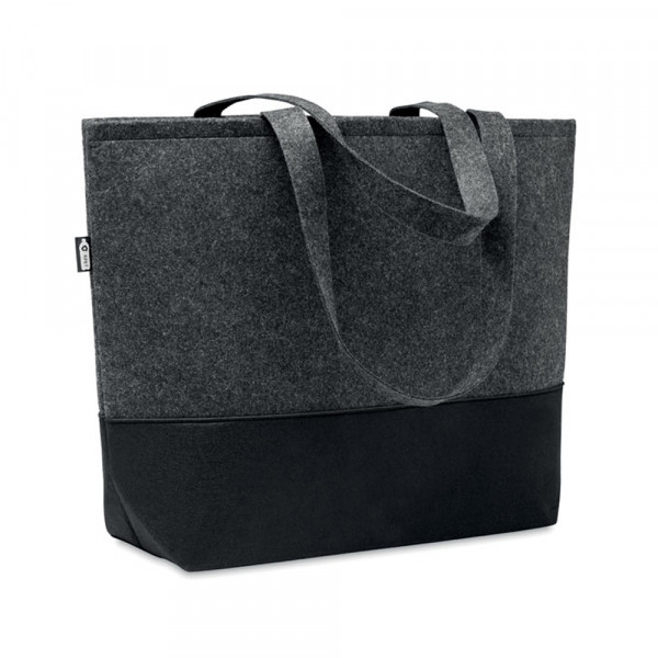Geantă de cumpărături Eco-felt "Create less waste" Geantă de cumpărături Eco-felt "Create less waste"